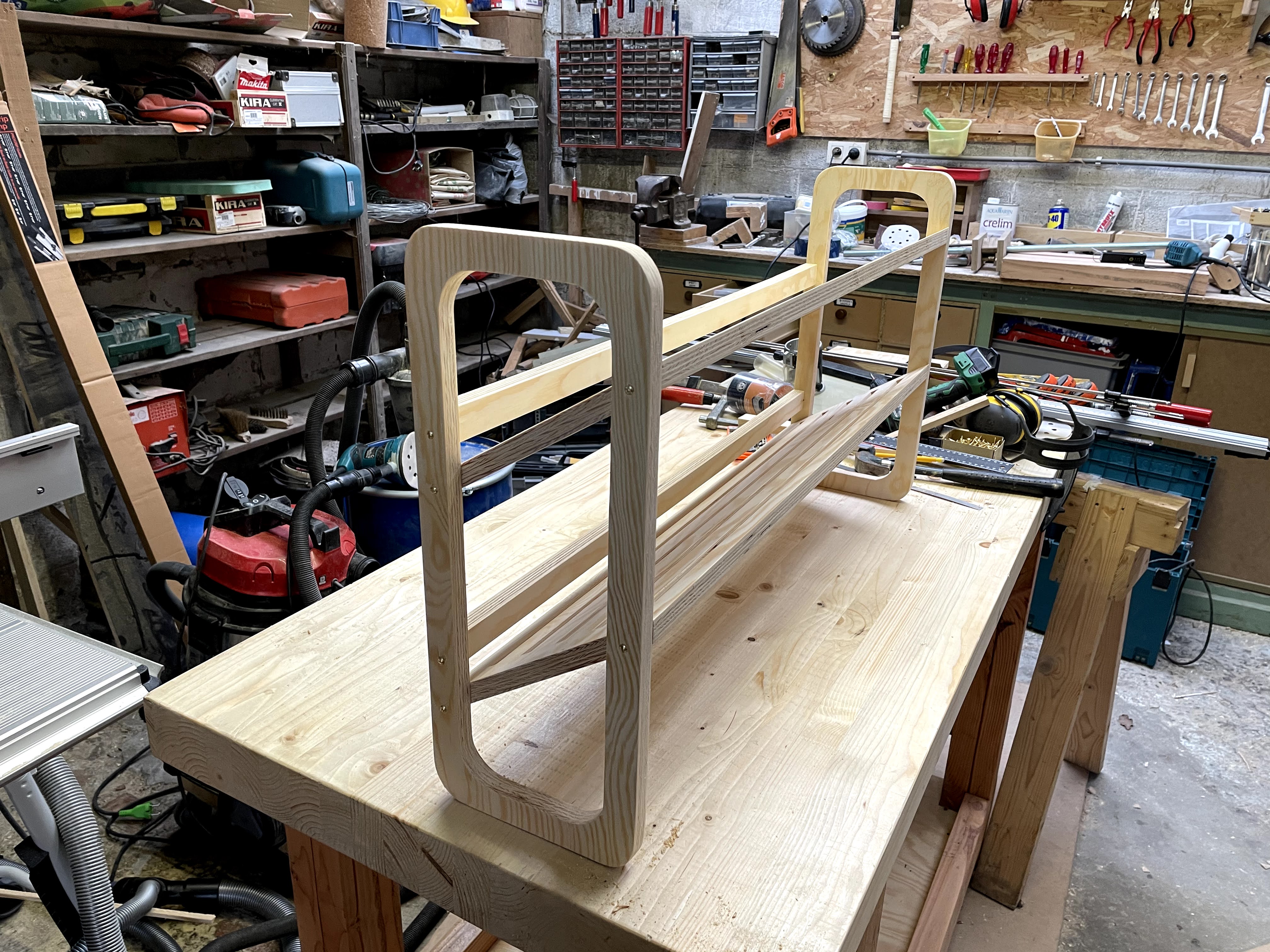 Plywood Shoe Rack