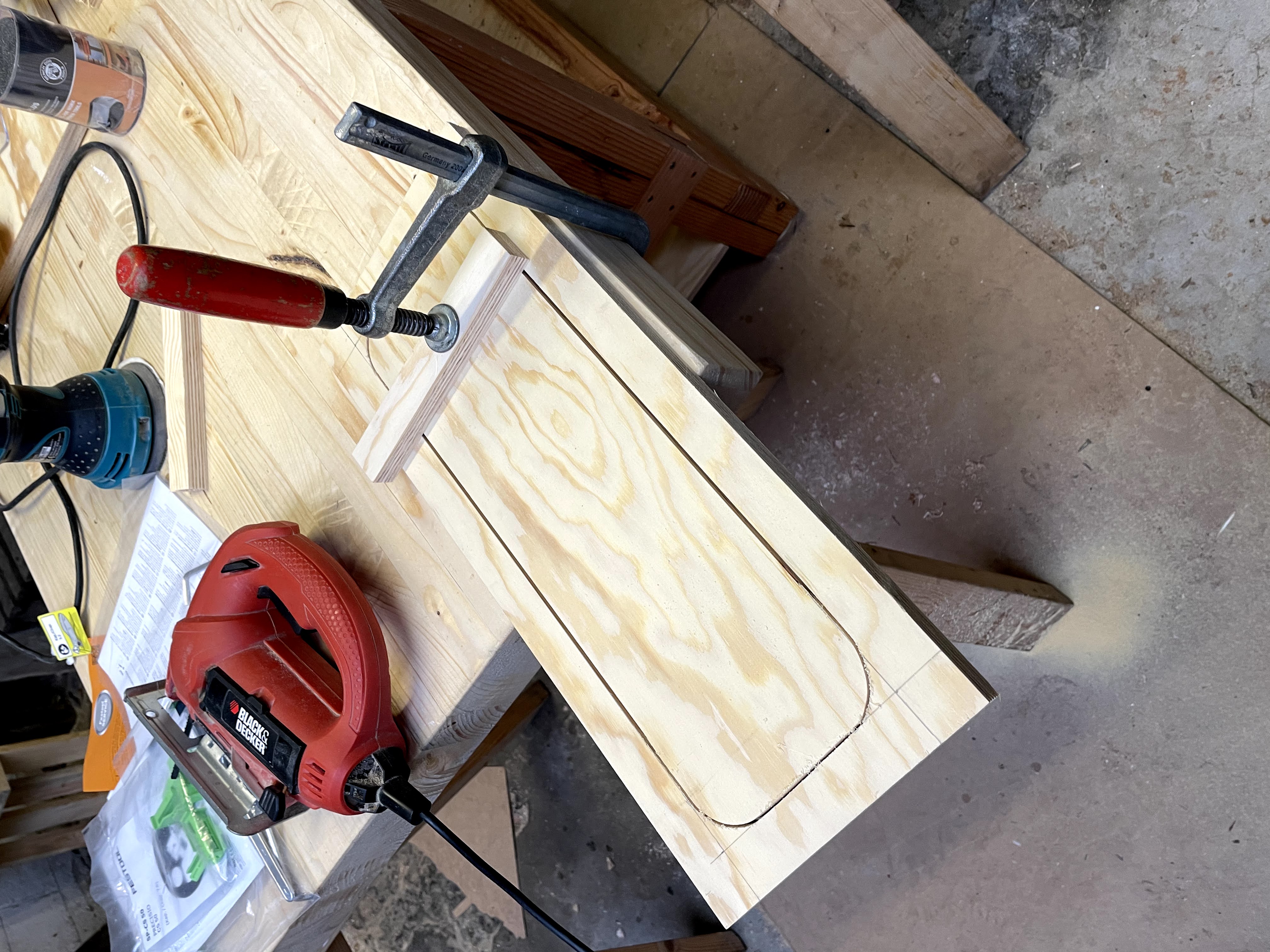 Plywood Shoe Rack