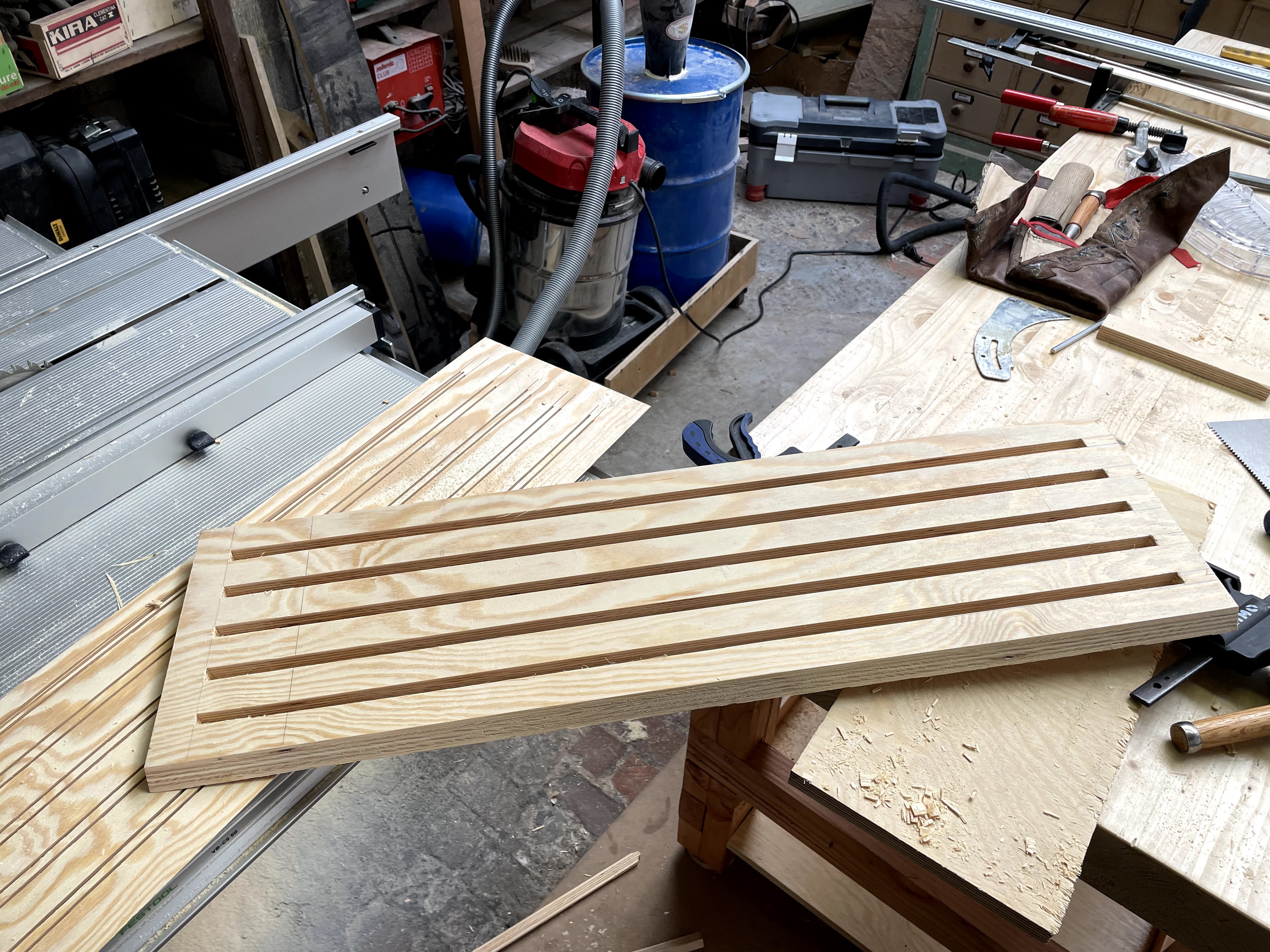 Plywood Shoe Rack