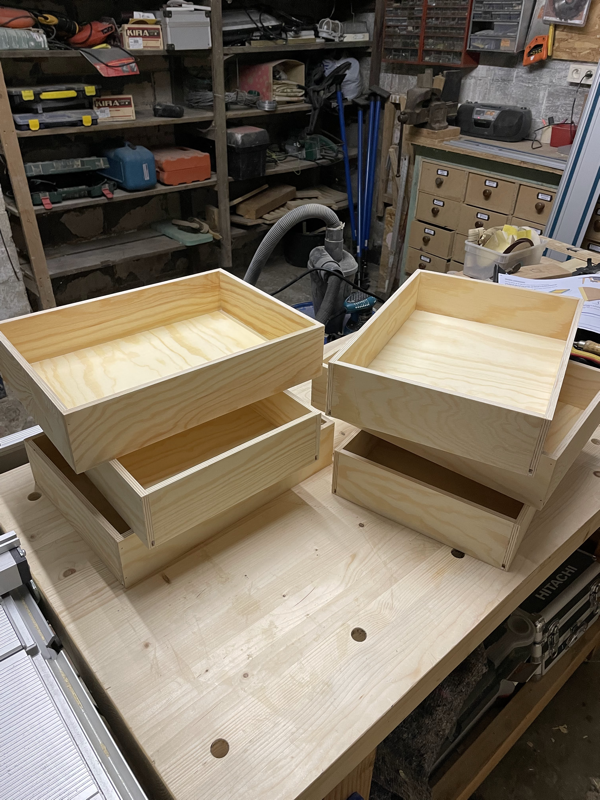 Plywood Desk