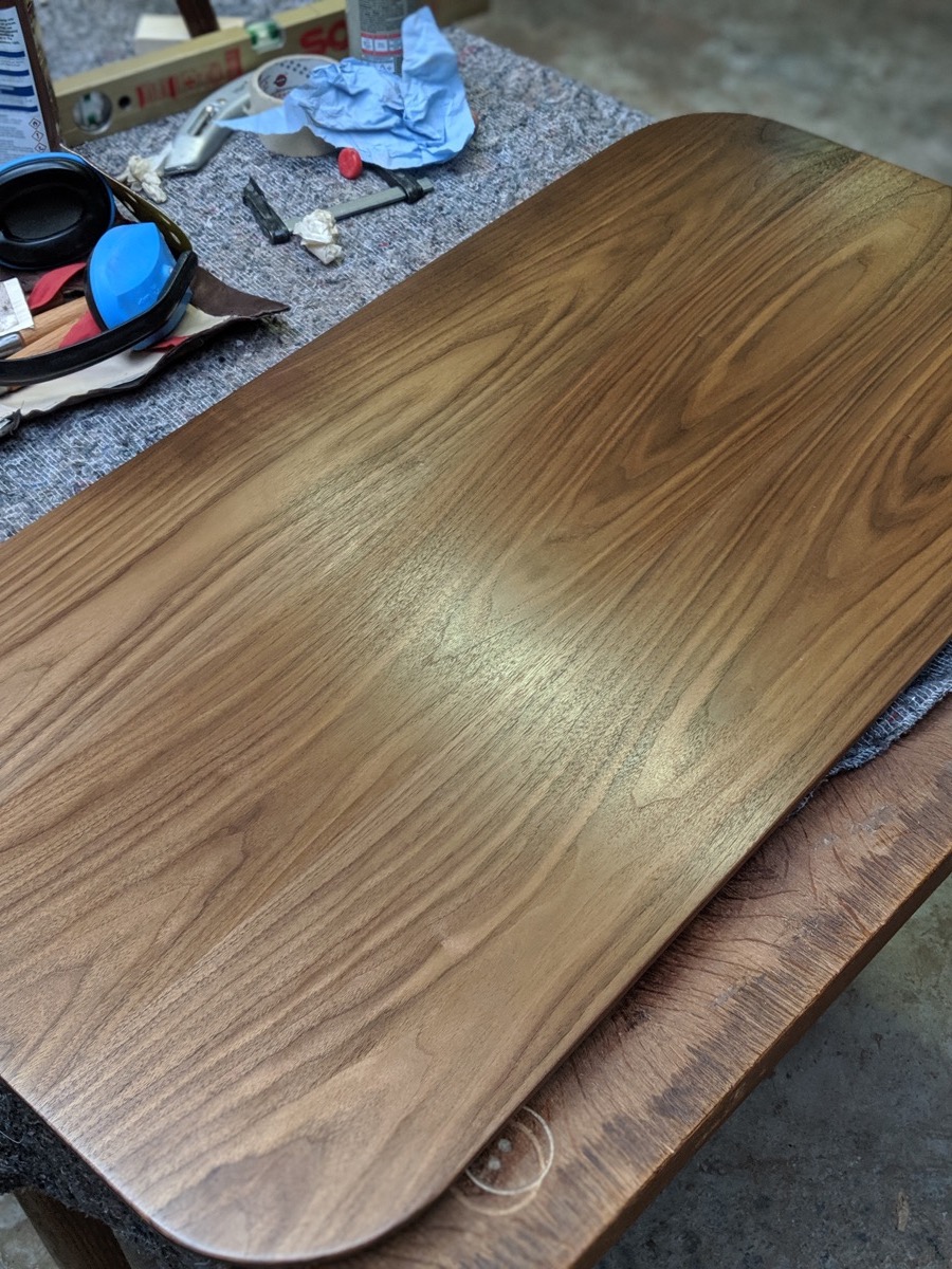 Shiny new table top