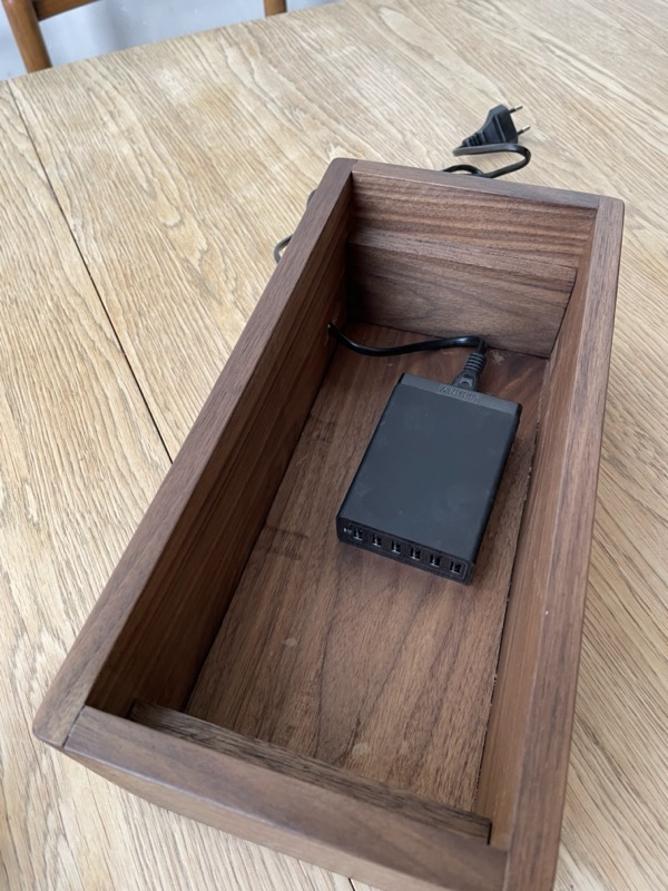 Walnut charging station