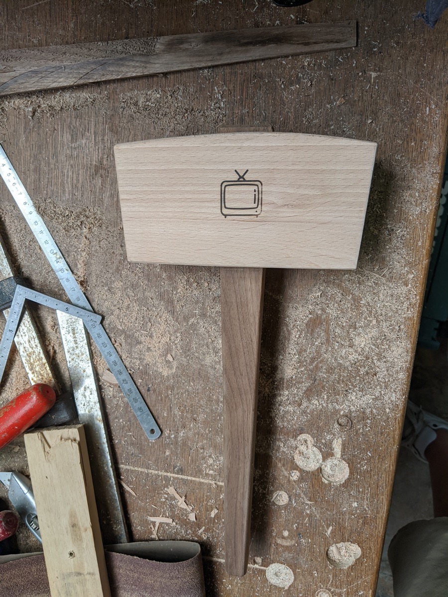 Wooden mallet